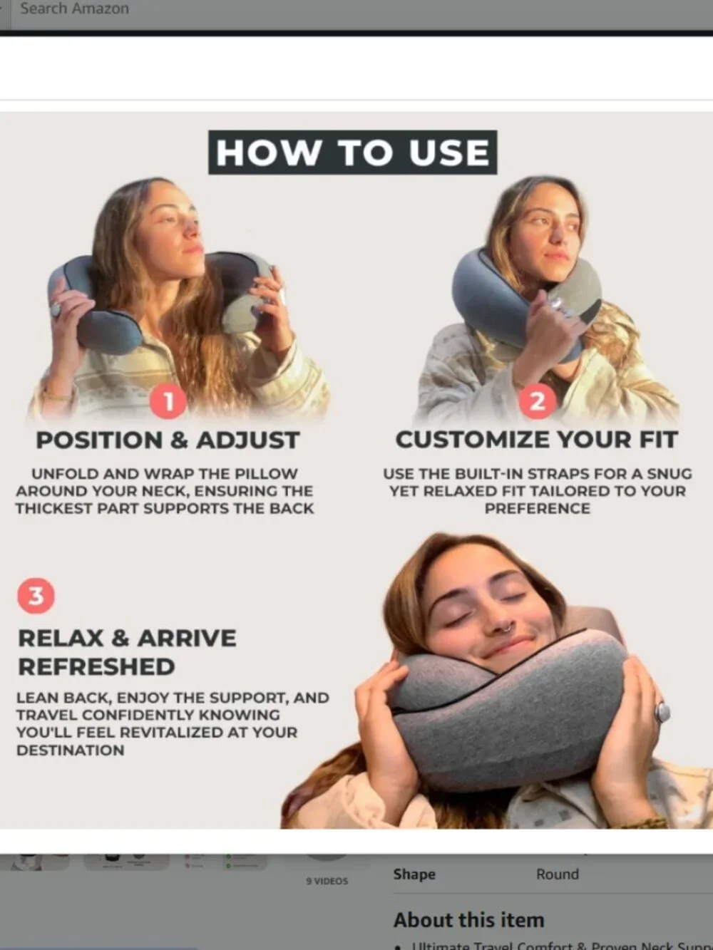 SET OF TWO:  FlyHugz® + BON VOYAGE TRAVEL PILLOWS✈️🧳